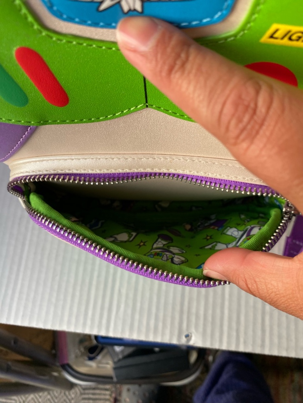 Loungefly Disney Parks Toy Story Buzz Lightyear Mini Backpack Space Ranger - Picture 9 of 12